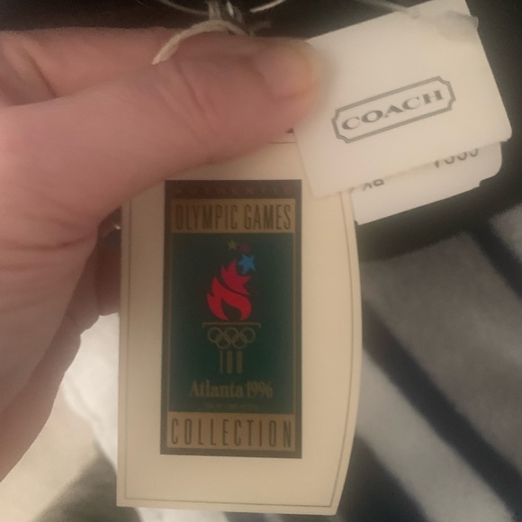 Coach NWT black 1996 Olympics double zipper duffle bag never used - Picture 10 of 12